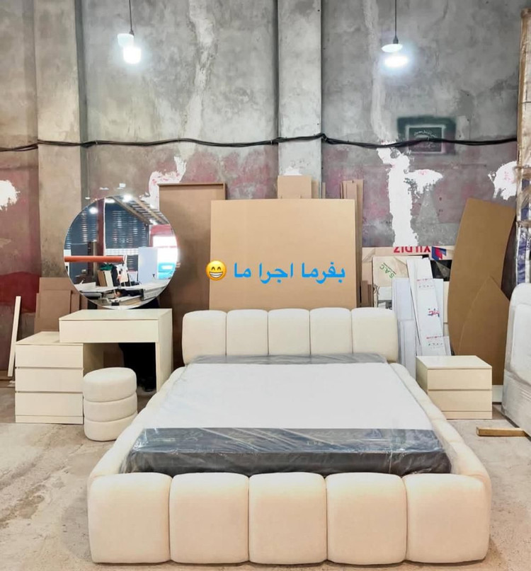 تخت خواب دونفره با نور LED